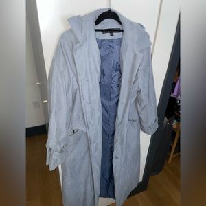 Light Blue Trench Coat